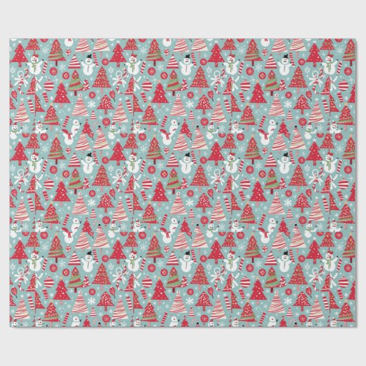 Weihnachtsgeschenk Geschenkpapier (Flach)