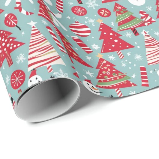 Weihnachtsgeschenk Geschenkpapier (Rolleneckpunkt)