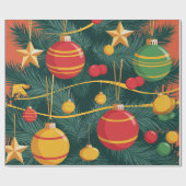 Weihnachtsgeschenk Geschenkpapier (Flach)