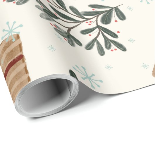 Weihnachtsgeschenk Geschenkpapier (Rolleneckpunkt)