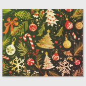Weihnachtsgeschenk Geschenkpapier (Flach)