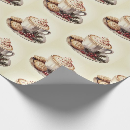 Weihnachtsgeschenk Geschenkpapier (Ecke)