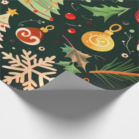 Weihnachtsgeschenk Geschenkpapier (Ecke)