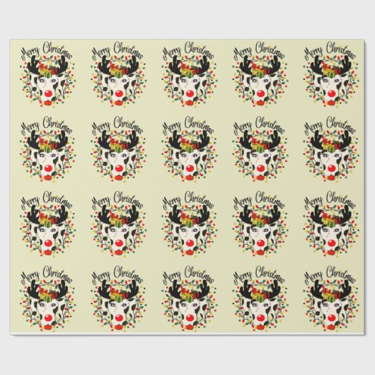 Weihnachtsgeschenk Geschenkpapier (Flach)