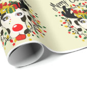 Weihnachtsgeschenk Geschenkpapier (Rolleneckpunkt)