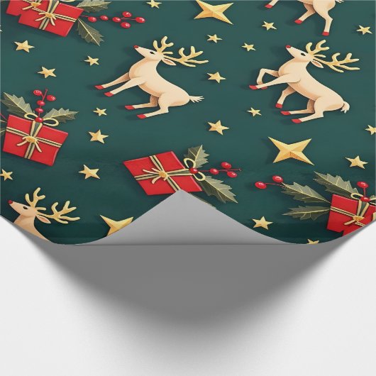 Weihnachtsgeschenk Geschenkpapier (Ecke)