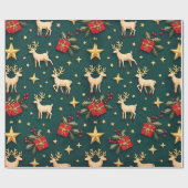 Weihnachtsgeschenk Geschenkpapier (Flach)