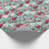 Weihnachtsgeschenk Geschenkpapier (Ecke)