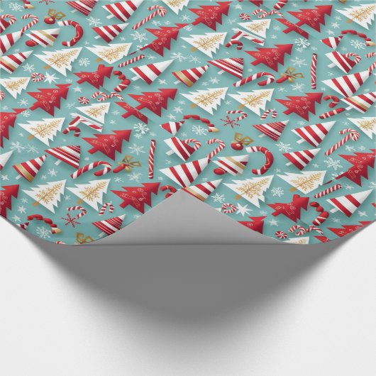 Weihnachtsgeschenk Geschenkpapier (Ecke)