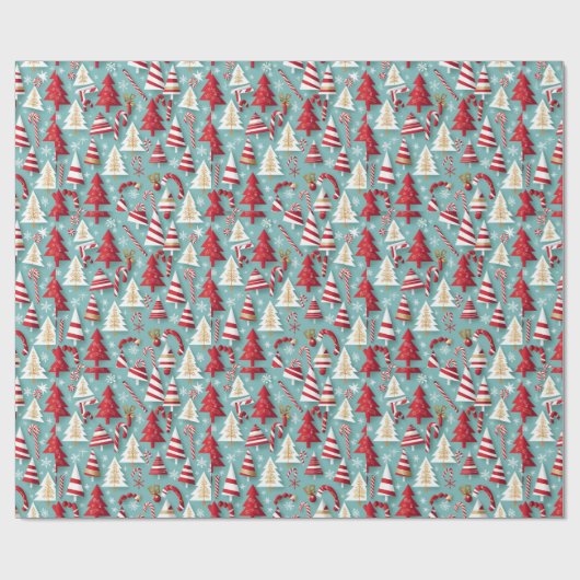 Weihnachtsgeschenk Geschenkpapier (Flach)