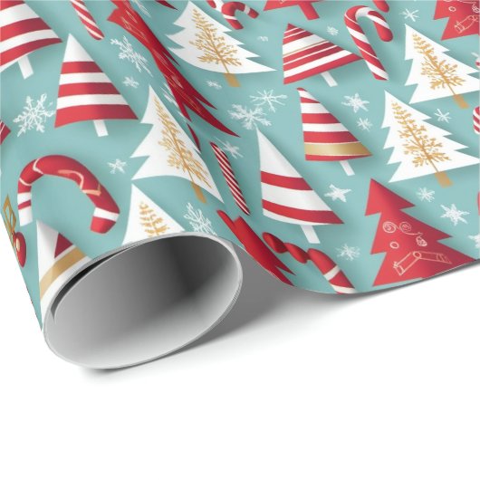 Weihnachtsgeschenk Geschenkpapier (Rolleneckpunkt)