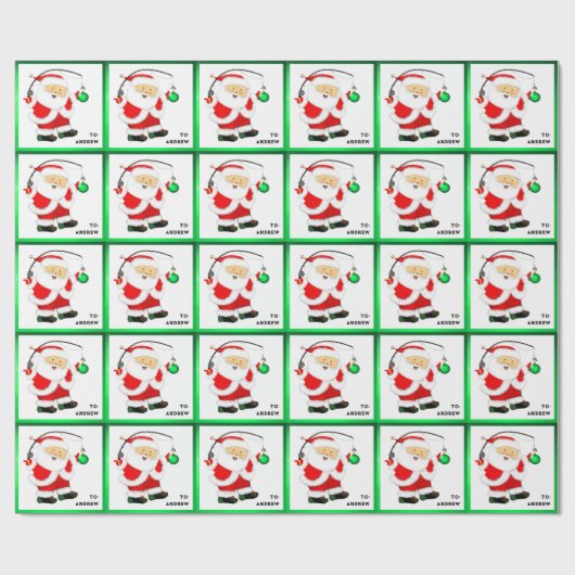 Weihnachtsgeschenk Geschenkpapier (Flach)