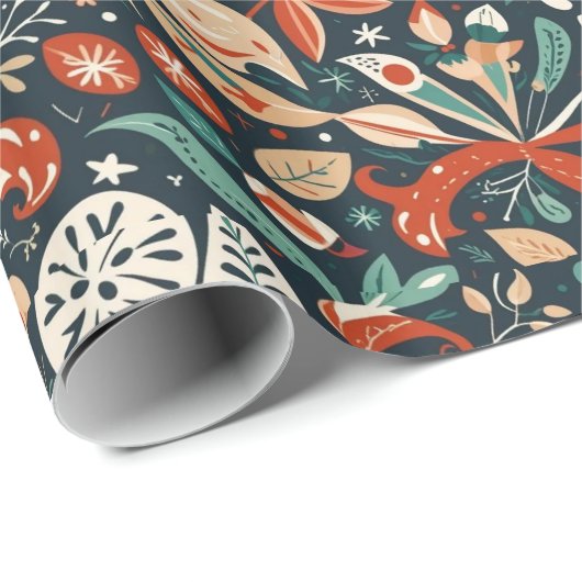 Weihnachtsgeschenk Geschenkpapier (Rolleneckpunkt)