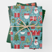 Weihnachtsgeschenk Geschenkpapier Set (Beispiel)