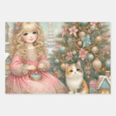 Weihnachtsgeschenk Geschenkpapier Set (Vorderseite 3)