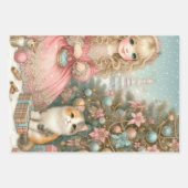 Weihnachtsgeschenk Geschenkpapier Set (Vorderseite 2)