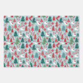 Weihnachtsgeschenk Geschenkpapier Set (Vorderseite)