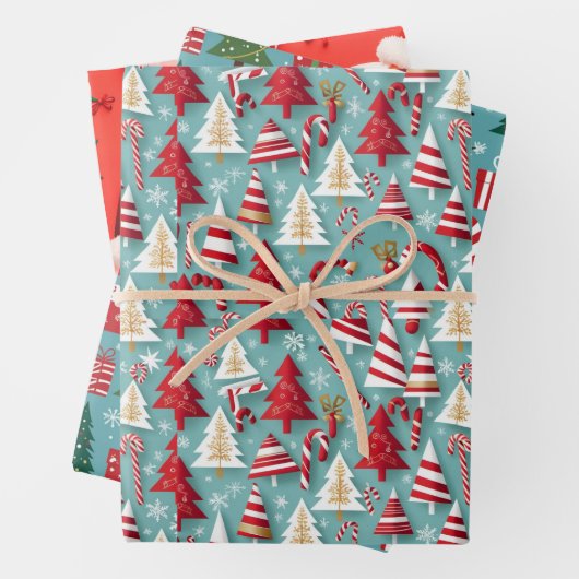 Weihnachtsgeschenk Geschenkpapier Set (Beispiel)