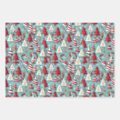 Weihnachtsgeschenk Geschenkpapier Set (Vorderseite)