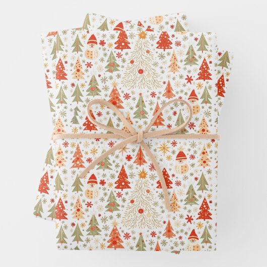 Weihnachtsgeschenk Geschenkpapier Set (Beispiel)