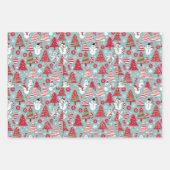 Weihnachtsgeschenk Geschenkpapier Set (Vorderseite 3)