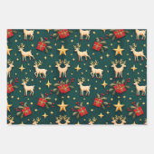 Weihnachtsgeschenk Geschenkpapier Set (Vorderseite)