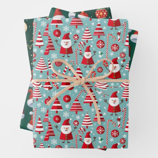 Weihnachtsgeschenk Geschenkpapier Set (Beispiel)