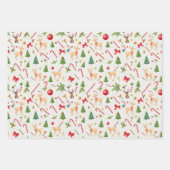 Weihnachtsgeschenk Geschenkpapier Set (Vorderseite 2)