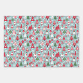 Weihnachtsgeschenk Geschenkpapier Set (Vorderseite 2)