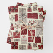 Weihnachtsgeschenk Geschenkpapier Set (Beispiel)
