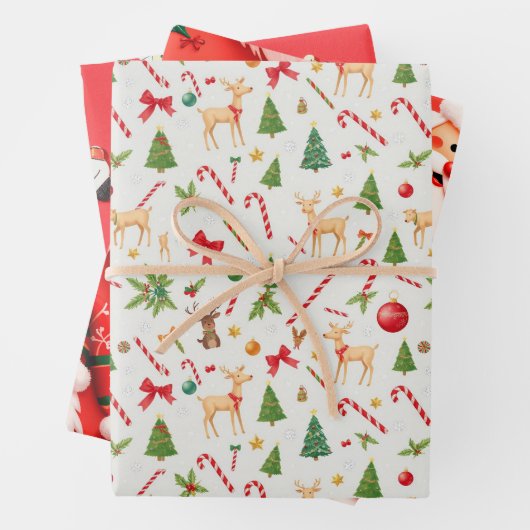 Weihnachtsgeschenk Geschenkpapier Set (Beispiel)