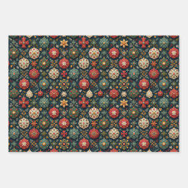 Weihnachtsgeschenk Geschenkpapier Set