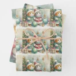 Weihnachtsgeschenk Geschenkpapier Set