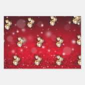 Weihnachtsgeschenk Geschenkpapier Set (Vorderseite 2)