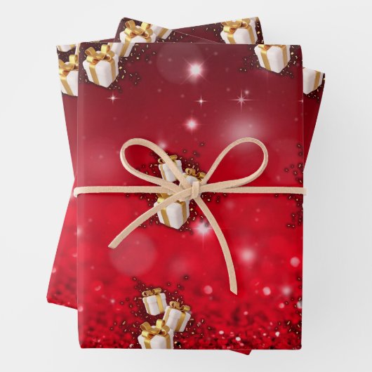 Weihnachtsgeschenk Geschenkpapier Set (Beispiel)
