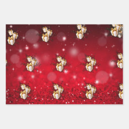 Weihnachtsgeschenk Geschenkpapier Set