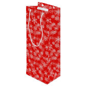 Weihnachtsgeschenk Geschenktüte Für Weinflaschen (Rückseite Schrägansicht)