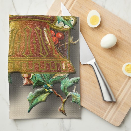 Weihnachtsgeschenk Geschirrtuch (Viertel Falte)