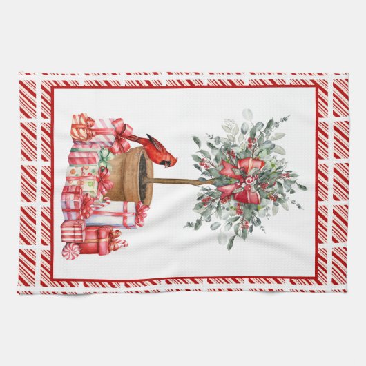 Weihnachtsgeschenk Geschirrtuch (Horizontal)