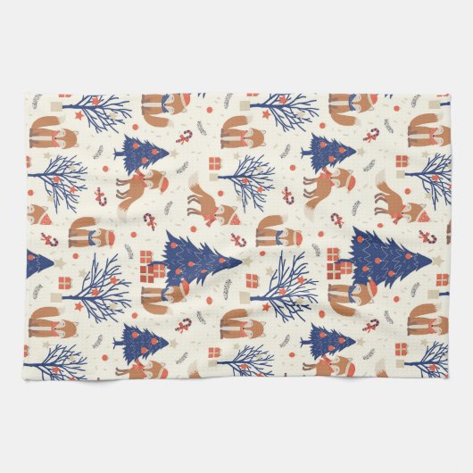 Weihnachtsgeschenk Geschirrtuch (Horizontal)
