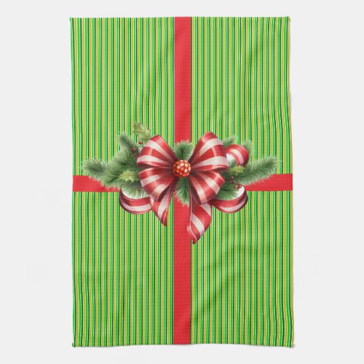 Weihnachtsgeschenk Geschirrtuch (Vertikal)
