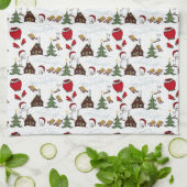 Weihnachtsgeschenk Geschirrtuch (Gefaltet)