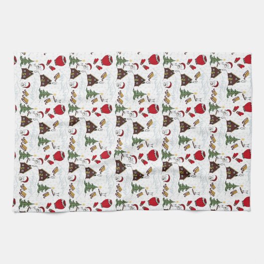 Weihnachtsgeschenk Geschirrtuch (Horizontal)