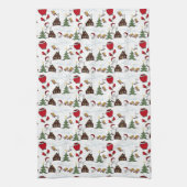 Weihnachtsgeschenk Geschirrtuch (Vertikal)