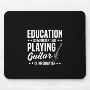 Weihnachtsgeschenk Gitarrenspielen ist wichtig Mousepad