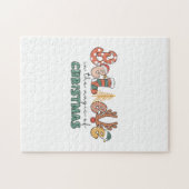 Weihnachtsgeschenk glauben an den Zauber der Weihn Puzzle (Horizontal)