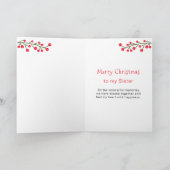 Weihnachtsgeschenk, Glocken & Grußkarte Karte (Innenseite)