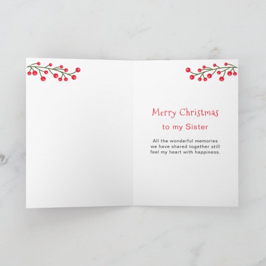 Weihnachtsgeschenk, Glocken & Grußkarte Karte (Innenseite)