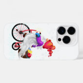 Weihnachtsgeschenk Gnome mit Bike und Geschenken Case-Mate iPhone Hülle (Rückseite (Horizontal))