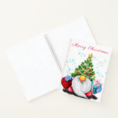 Weihnachtsgeschenk Gnome mit Geschenken Notizblock (Innenseite)